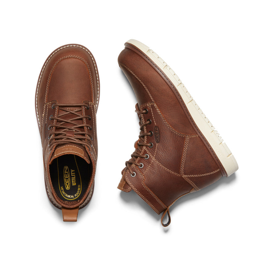 Mens San Jose 6 Boot Soft Toe GingerbreadOff White