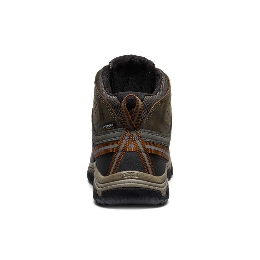 Mens Targhee III Waterproof Mid Wide Black OliveGolden Brown