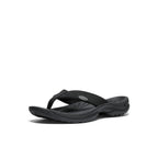Womens Kona Leather Flip-Flop BlackVapor