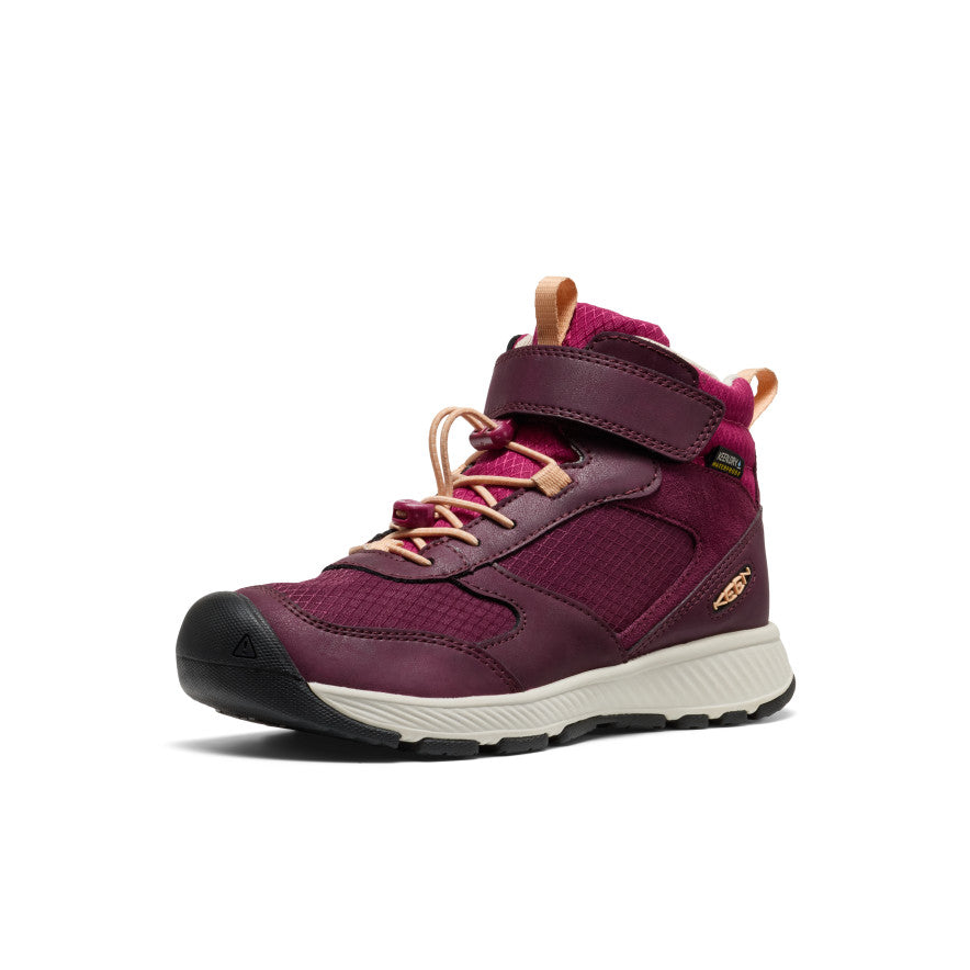 Big Kids Skua Waterproof Boot FigPeach Fuzz