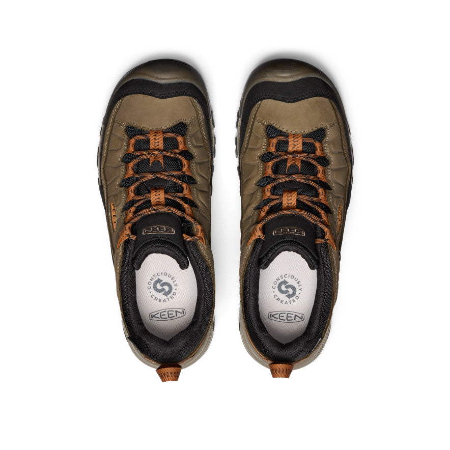 Mens Targhee IV Wide Waterproof Hiking Shoe Sea TurtleRoasted Pecan