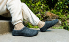 Mens Howser III Slide Charcoal Grey FeltBlack