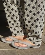Womens Waimea Leather Flip-Flop Sorrel HorsePlaza Taupe
