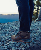 Mens Hightrail Waterproof Hiking Boot Dark EarthOak Buff