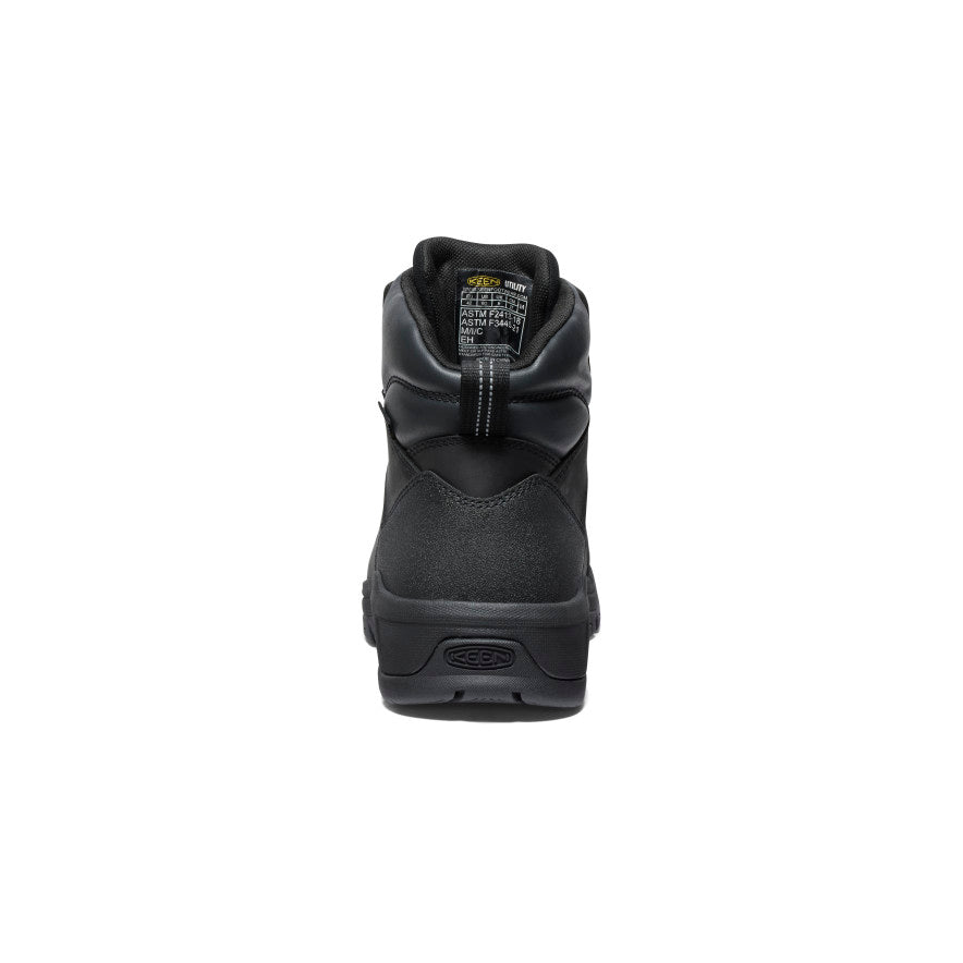 Mens Evanston 6 Waterproof Boot Carbon Toe BlackBlack
