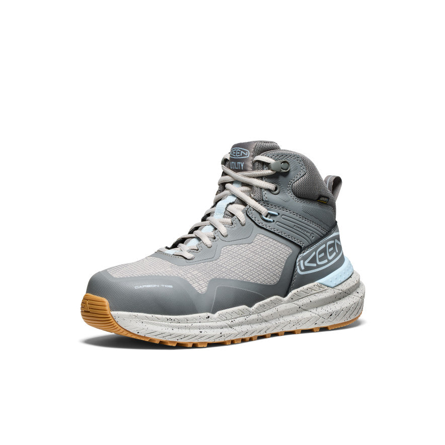 Womens Synchro Waterproof Work Boot Carbon Toe Steel GreyGum