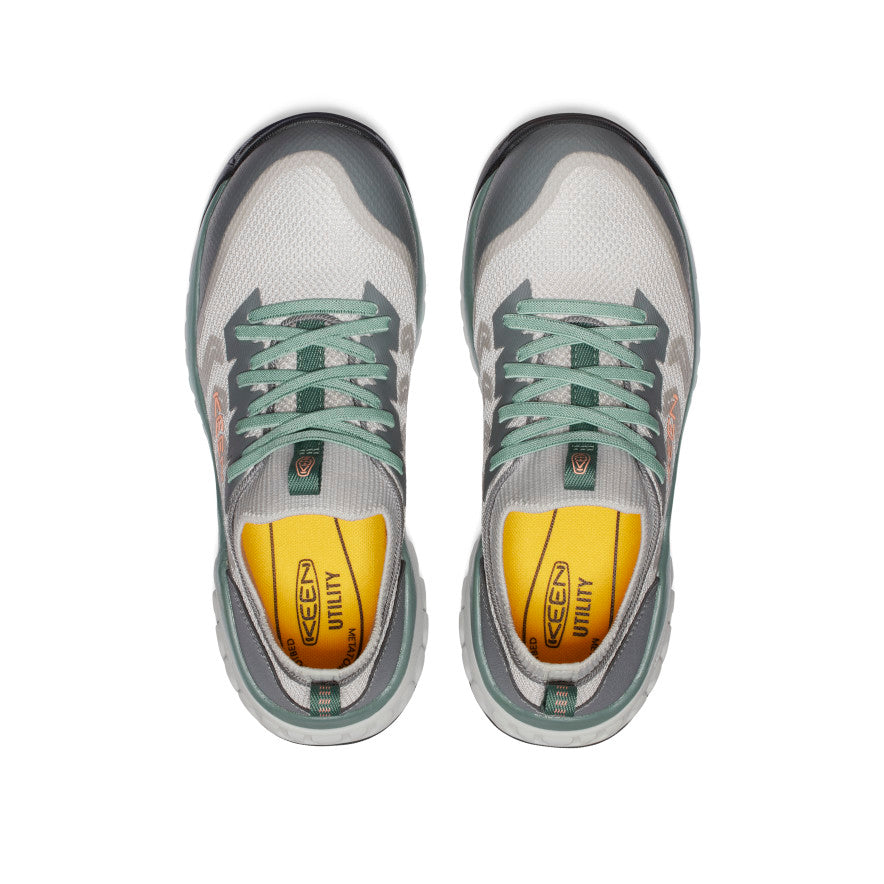 Womens Arvada Shift Work Sneaker Carbon Toe Steel GreyGranite Green