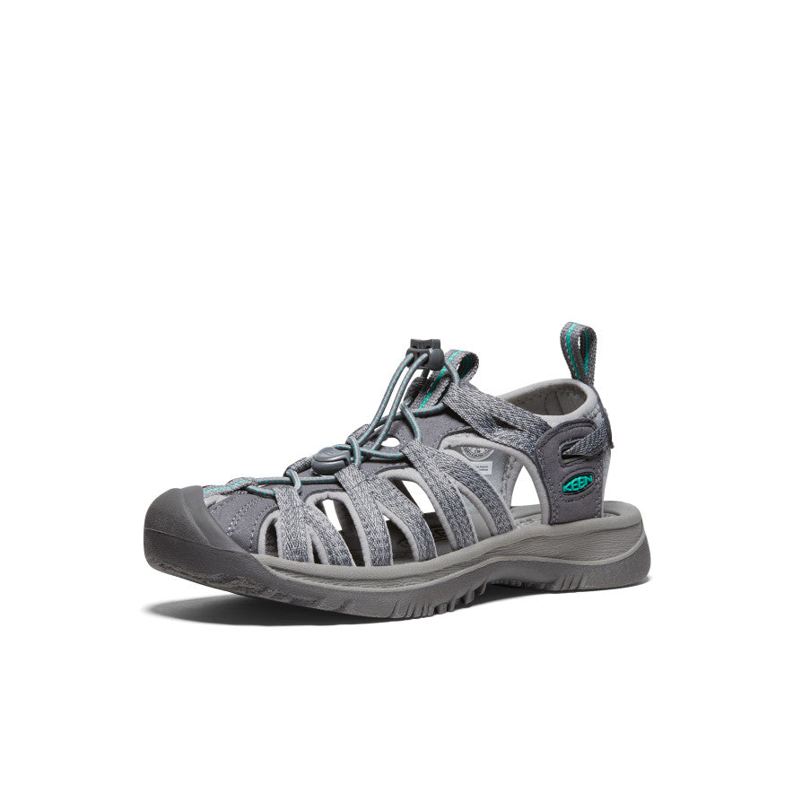 Womens Whisper Medium GreyPeacock Green