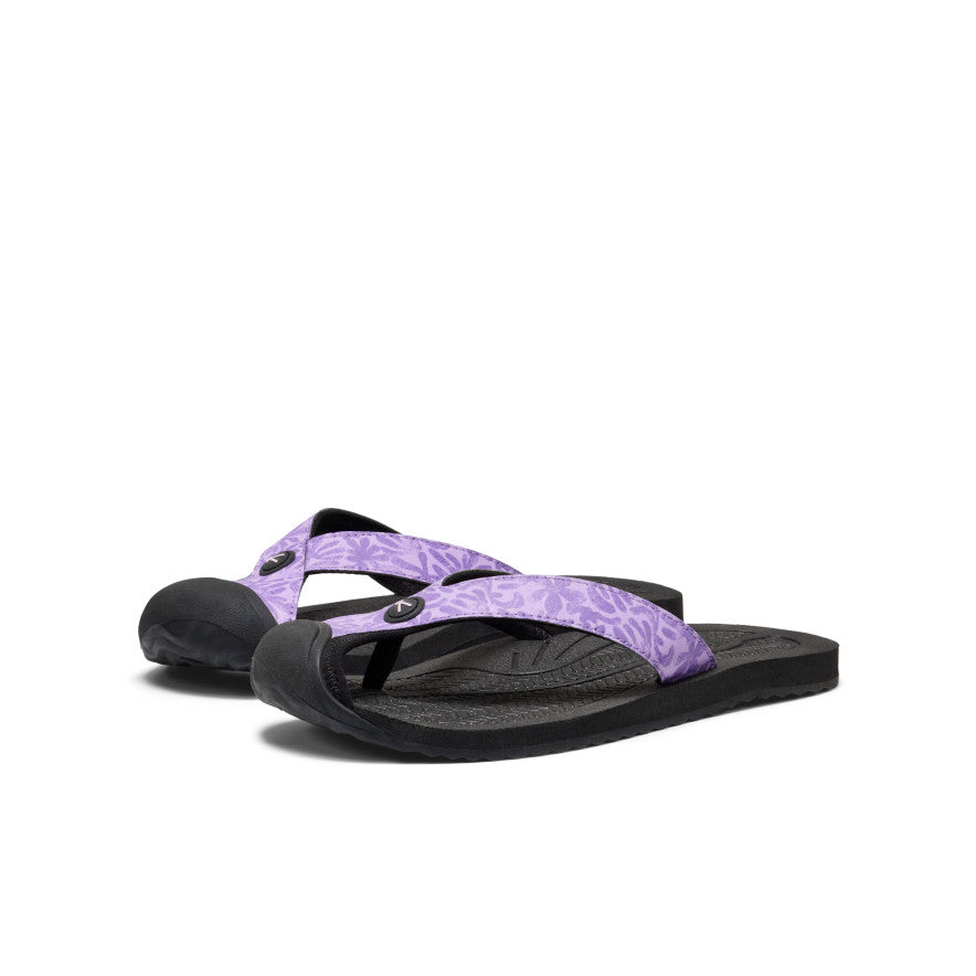Womens Barbados Flip-Flop Orchid BloomBlack