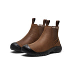 Mens Anchorage IV Waterproof Boot Wide Dark EarthBlack