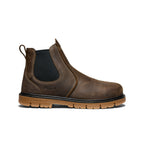 Mens San Jose Chelsea 90 Heel Boot Aluminum Toe Cascade BrownGum