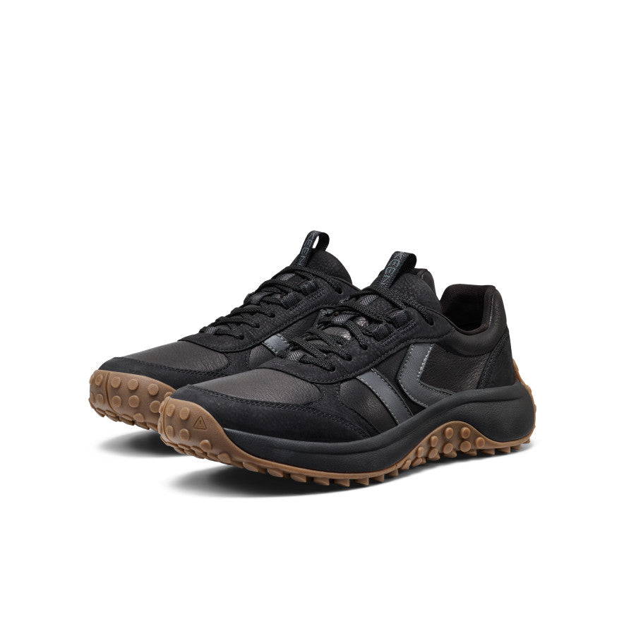 Mens KS86 Leather Sneaker Black