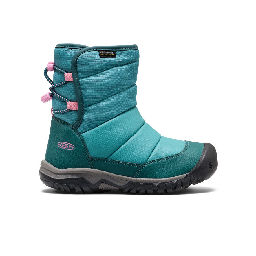 Big Kids Puffrider Waterproof Winter Boot Brittany BlueCashmere Rose