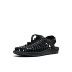 All Gender UNEEK Leather Sneaker Perseid Black