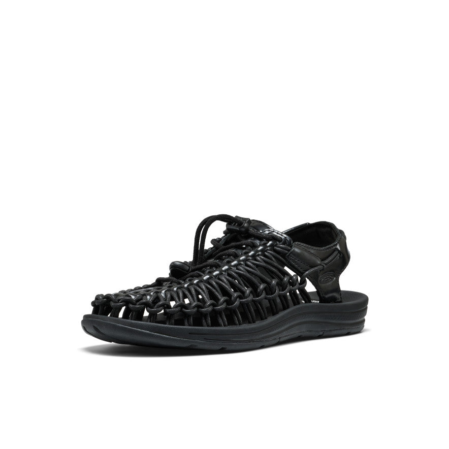 All Gender UNEEK Leather Sneaker Perseid Black