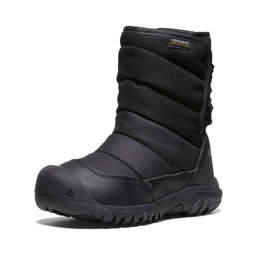 Little Kids Puffrider Waterproof Winter Boot BlackSteel Grey