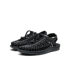 All Gender UNEEK Leather Sneaker Perseid Black