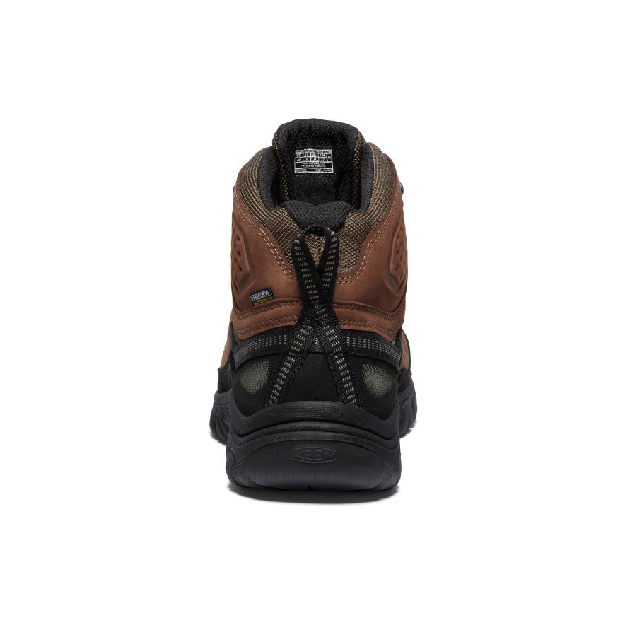 Mens Targhee IV Wide Waterproof Hiking Boot BisonBlack