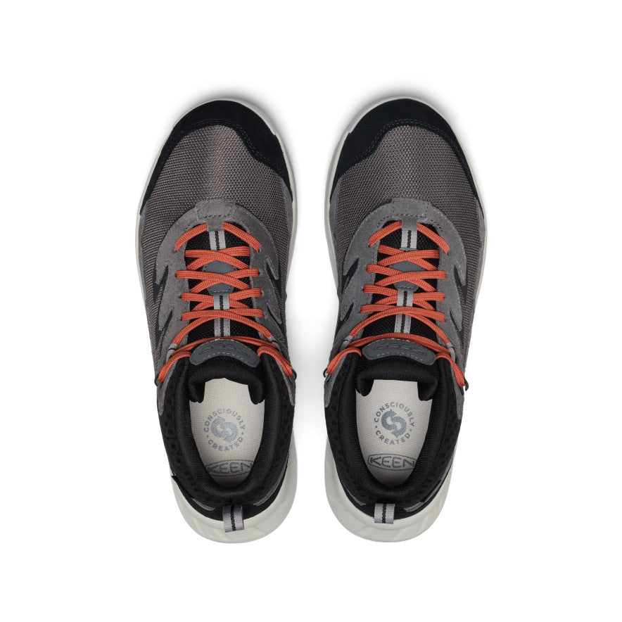 Mens Hightrail Waterproof Hiking Boot MagnetBurnt Brick
