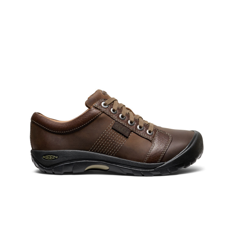 Mens Austin Shoe Wide Chocolate Brown