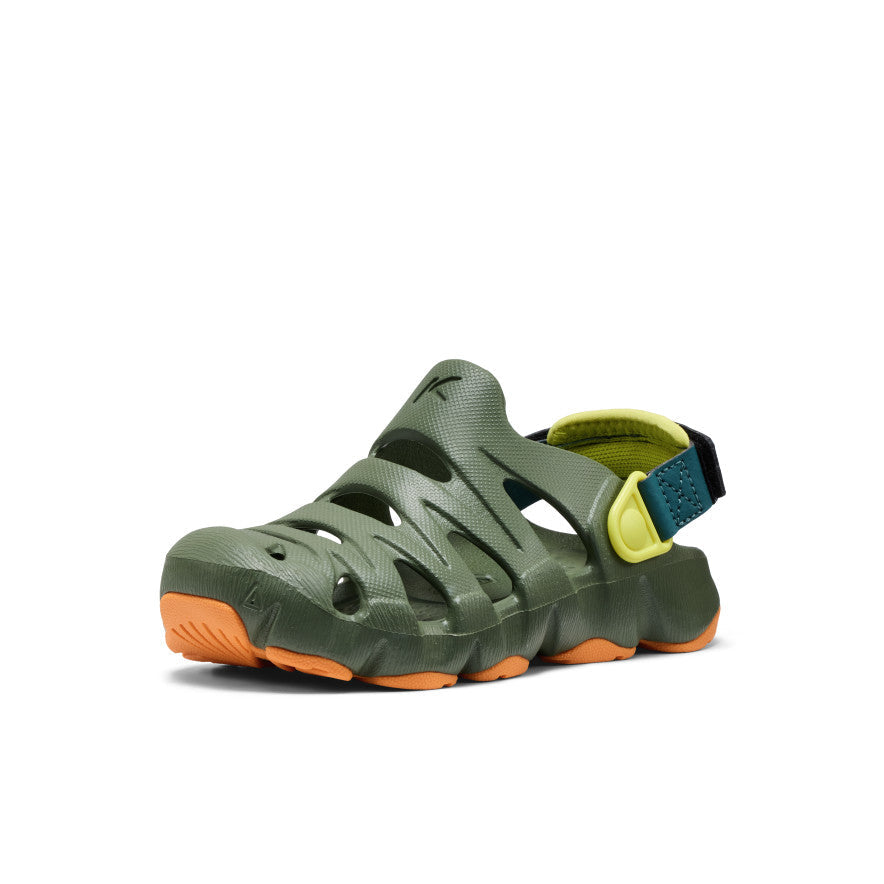 Little Kids HyperFLT Clog Bronze GreenOrange Peel