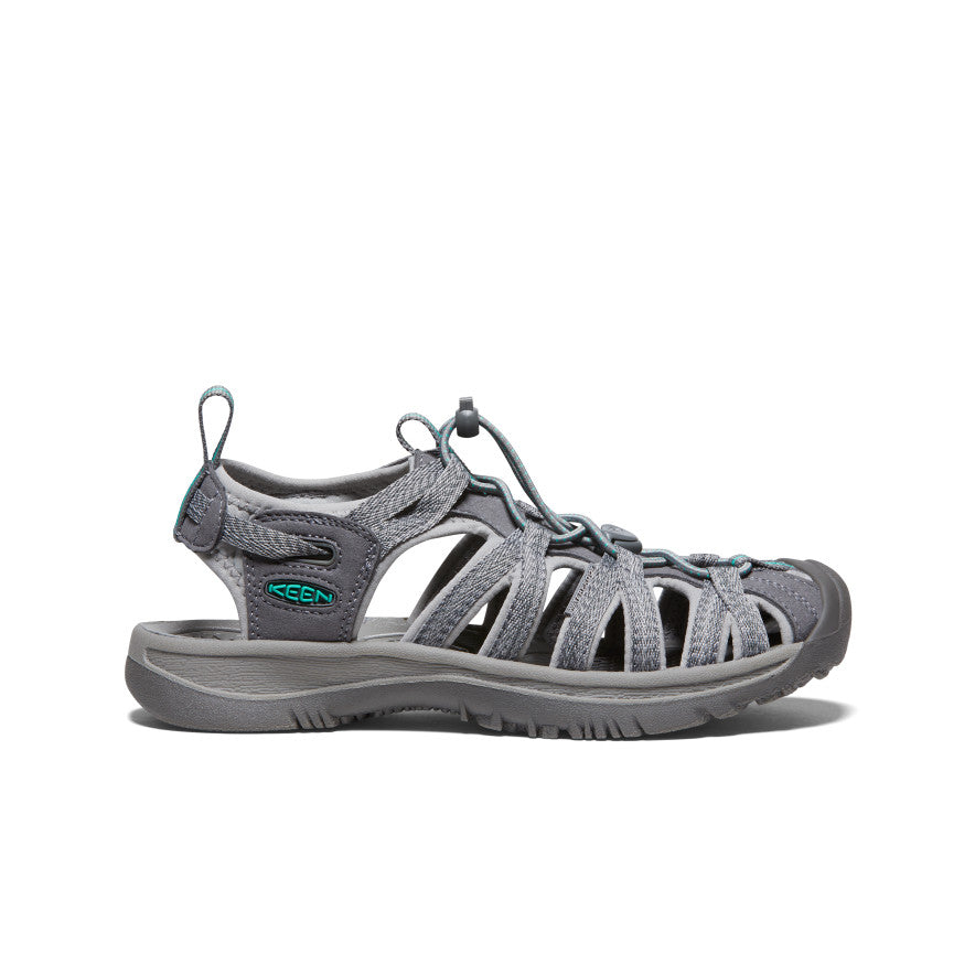 Womens Whisper Medium GreyPeacock Green