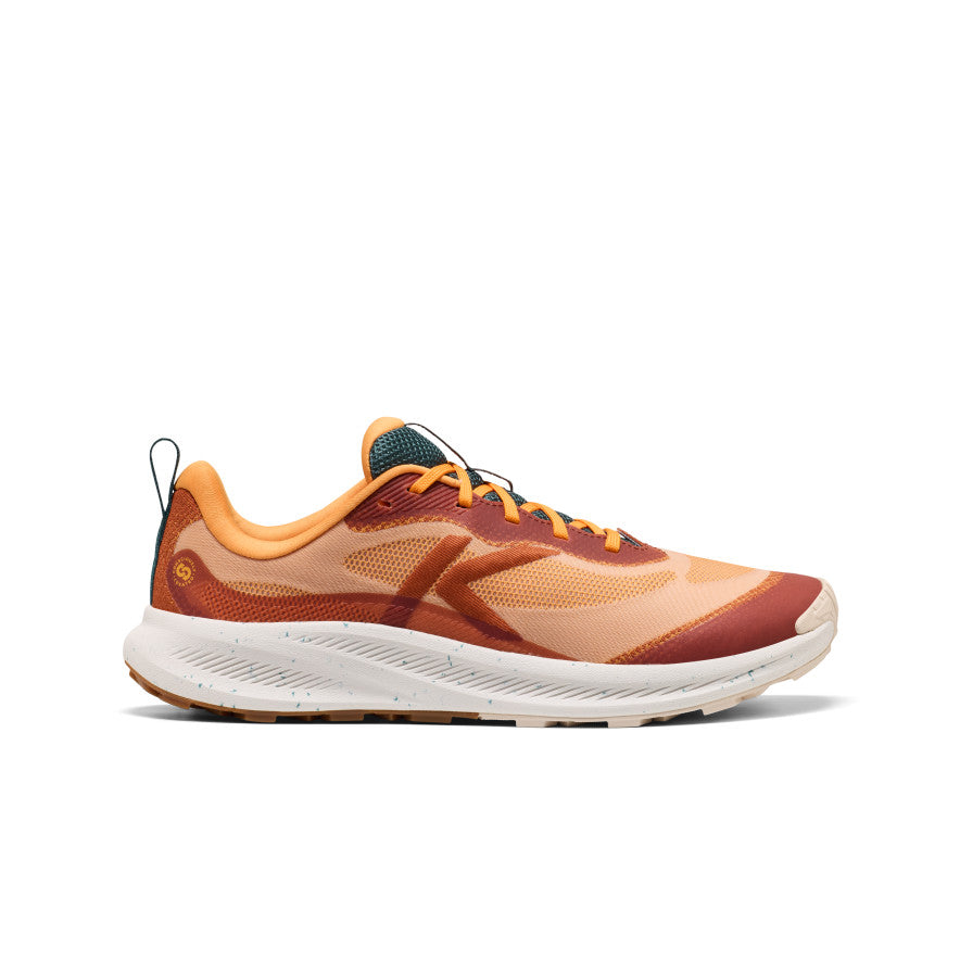 Mens Wander Trail Running Shoe Fossil OrangeCarrot Curl