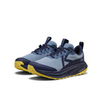 Womens Roam Waterproof Trail Running Shoe Faded DenimLemon Grass