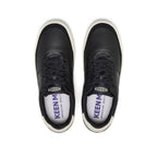 Mens KM4 Leather Sneaker BlackBirch