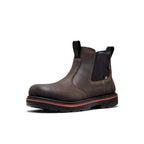 Mens Liberty Chelsea 90 Heel Waterproof Work Boot Carbon Toe Coffee BeanBlack