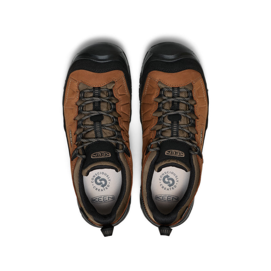 Mens Targhee IV Wide Waterproof Hiking Shoe BisonBlack