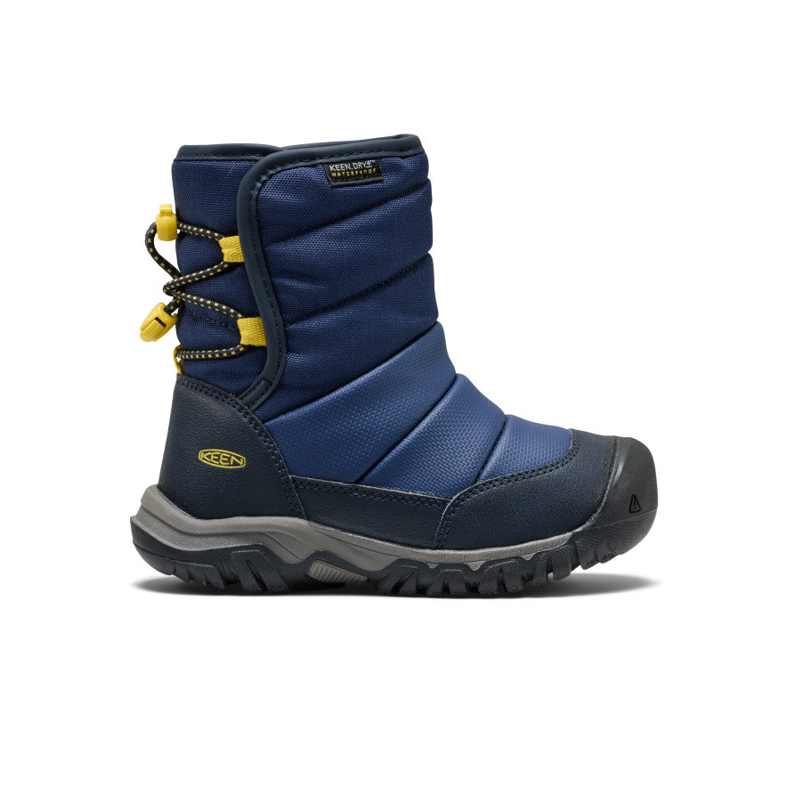 Little Kids Puffrider Waterproof Winter Boot Naval AcademyMango Mint