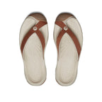 Womens Waimea Leather Flip-Flop Sorrel HorsePlaza Taupe