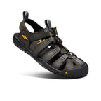 Mens Clearwater CNX Leather Sandal MagnetBlack