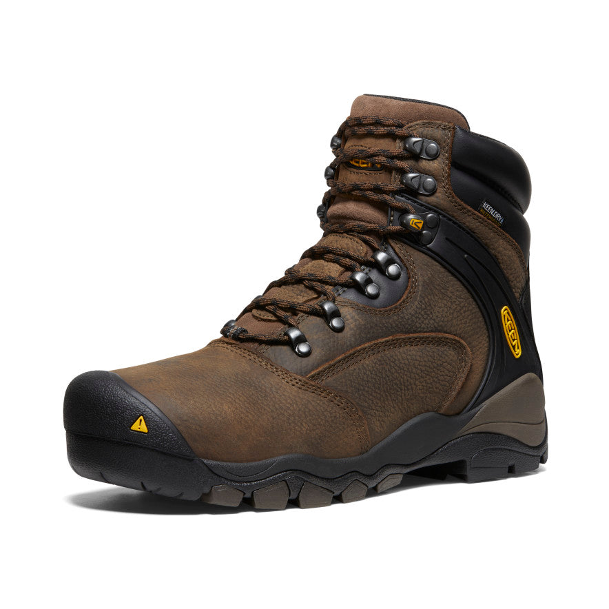 Mens Louisville 6 Waterproof Boot Steel Toe Cascade Brown