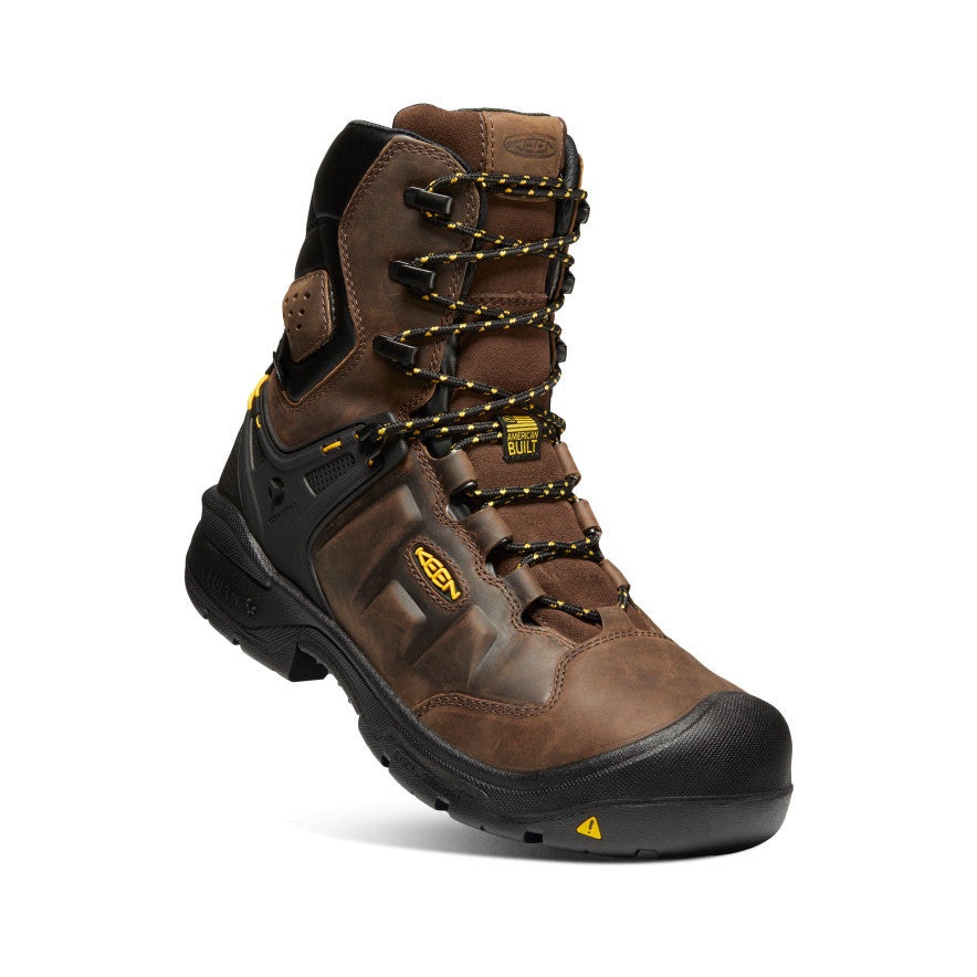 Mens Dover 8 Waterproof Boot Carbon Toe Dark EarthBlack