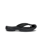 Womens Waimea Leather Flip-Flop BlackBlack