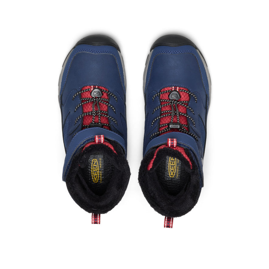 Big Kids Skua Waterproof Winter Boot Naval AcademyGarnet
