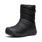 Big Kids Puffrider Waterproof Winter Boot BlackSteel Grey