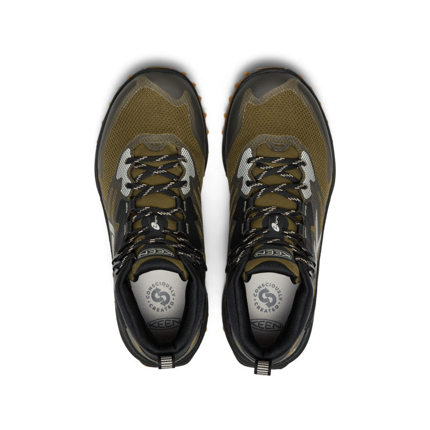 Mens Zionic NXT Waterproof Hiking Boot Dark OliveBlack