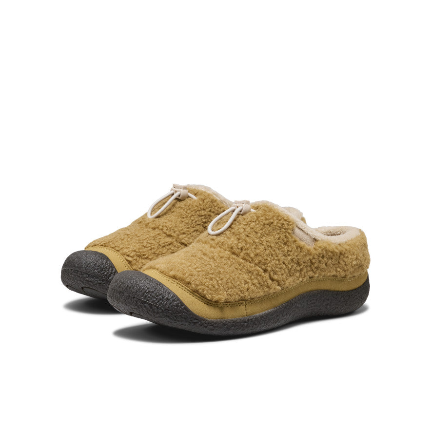 Womens Howser III Slide Khaki Sherpa