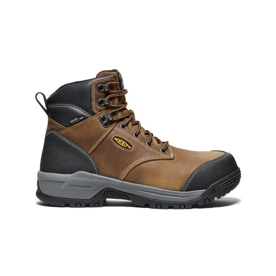 Mens Evanston 6 Insulated Waterproof Boot Carbon Toe BisonBlack