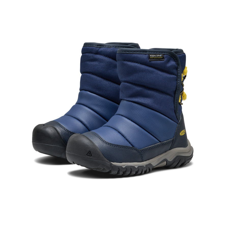 Little Kids Puffrider Waterproof Winter Boot Naval AcademyMango Mint