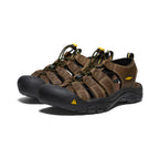 Mens Newport Leather Sandal Bison