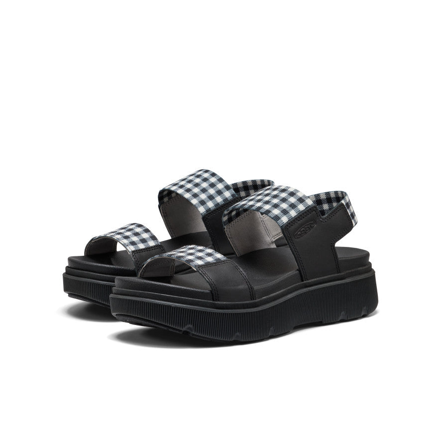 Womens Elle Mila Backstrap Sandal BlackMulti Black
