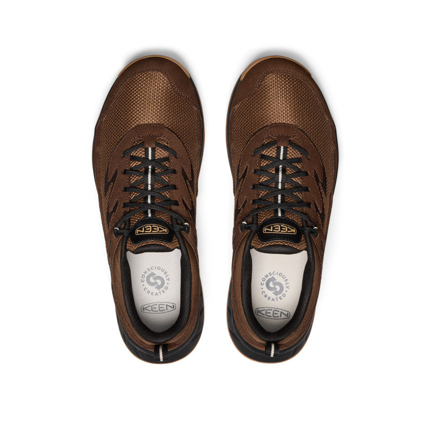 Mens Hightrail Vented Hiking Shoe Dark EarthOak Buff