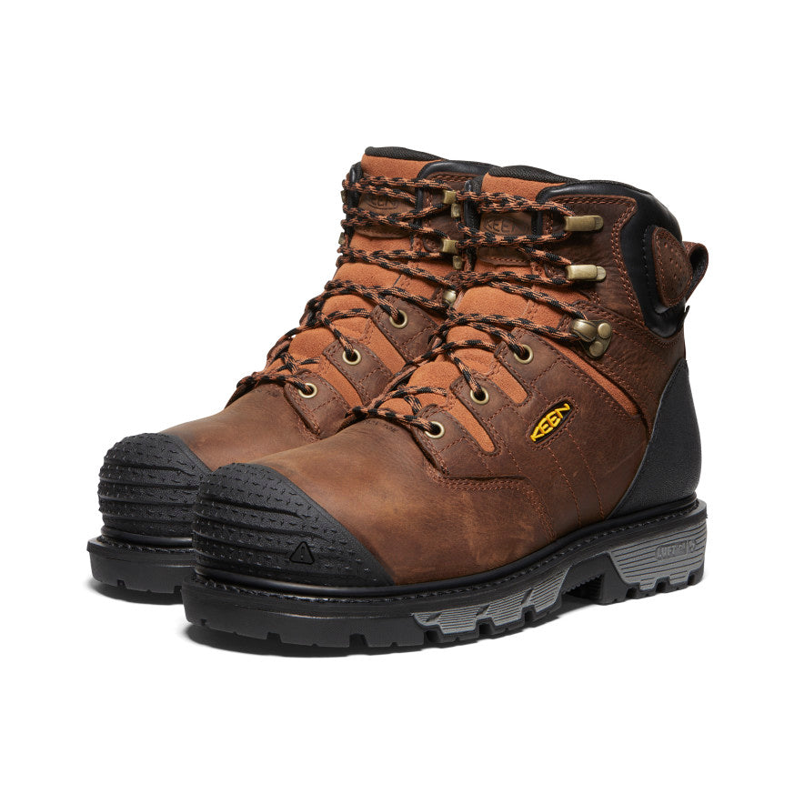 Mens Camden 6 Waterproof Boot INT MET Carbon Toe Leather BrownBlack