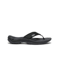 Womens Kona Leather Flip-Flop BlackVapor