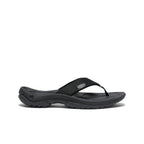 Womens Kona Leather Flip-Flop BlackVapor