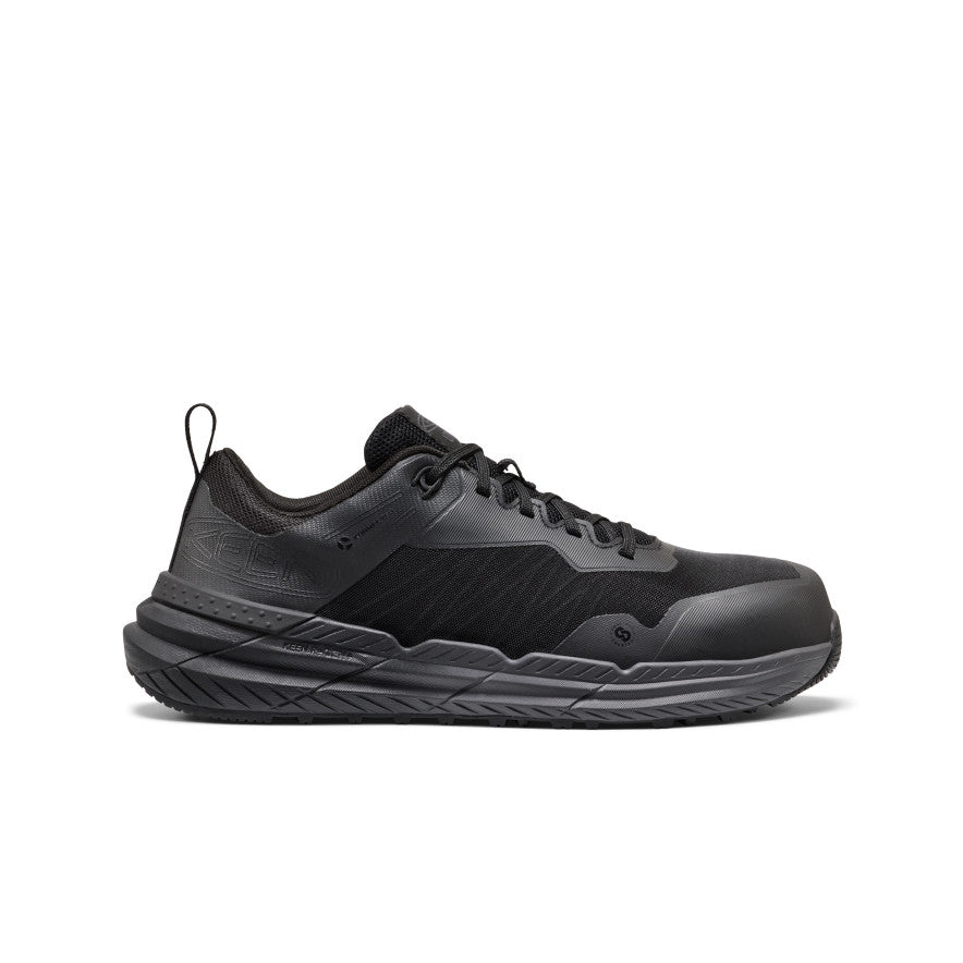 Mens Speedworks ESD Work Sneaker Carbon Toe BlackBlack
